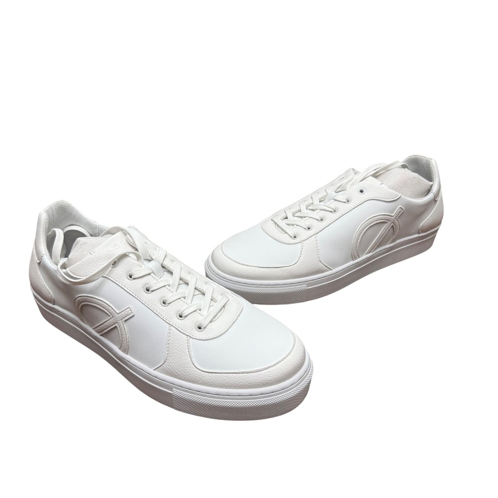 LØCI Seven Sneakers Mens Size 11 EU‎ 45 White Grey Vegan Low Top Trainers LC-007